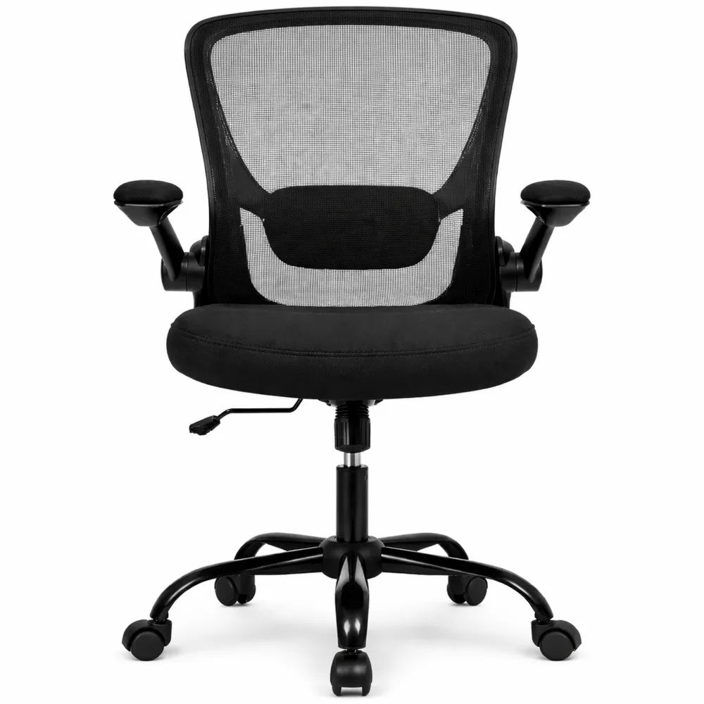 Chaise de Bureau Ergonomique avec Soutien Lombaire et Assise Large