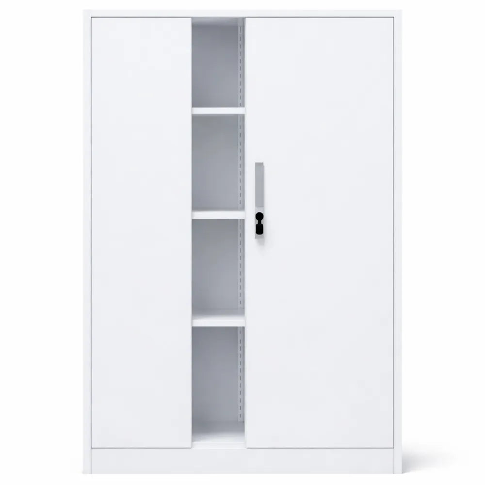 Armoire en métal avec étagères ajustables pour bureau et garage