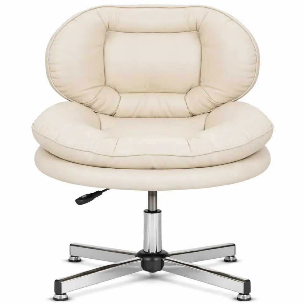 Chaise ergonomique de bureau pivotante, hauteur ajustable, pied en croix, charge 150 kg