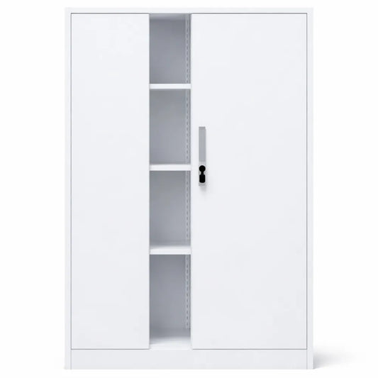 Armoire en métal avec étagères ajustables pour bureau et garage