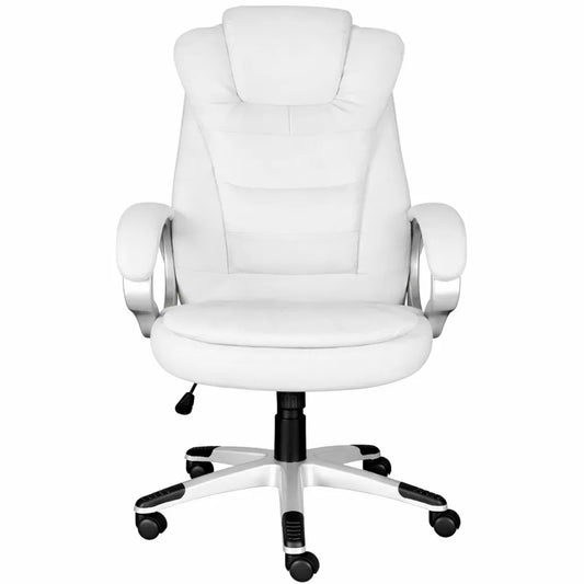 Chaise Ergonomique Pivotante pour Télétravail avec Accoudoirs Réglables